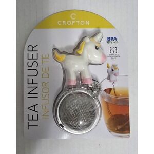 Crofton Unicorn Stainless Steel Mesh Ball Tea Infuser 700471 BPA Free